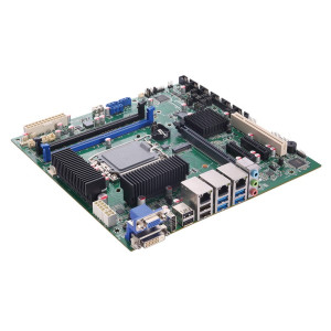 Axiomtek MMB541 Micro ATX Motherboard, 7th/6th Gen Intel Core i7/i5/i3, Pentium or Celeron Processor, H610 chipset, VGA, DP, & DVI-D, up to 64GB memory